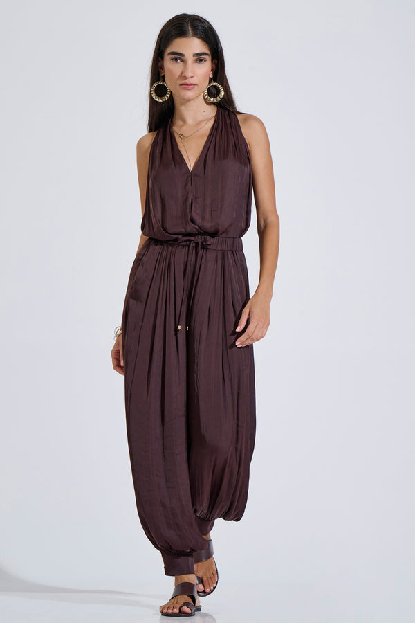 Satin Harem Trousers
