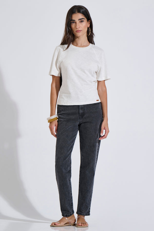 Τζιν παντελόνι mom fit